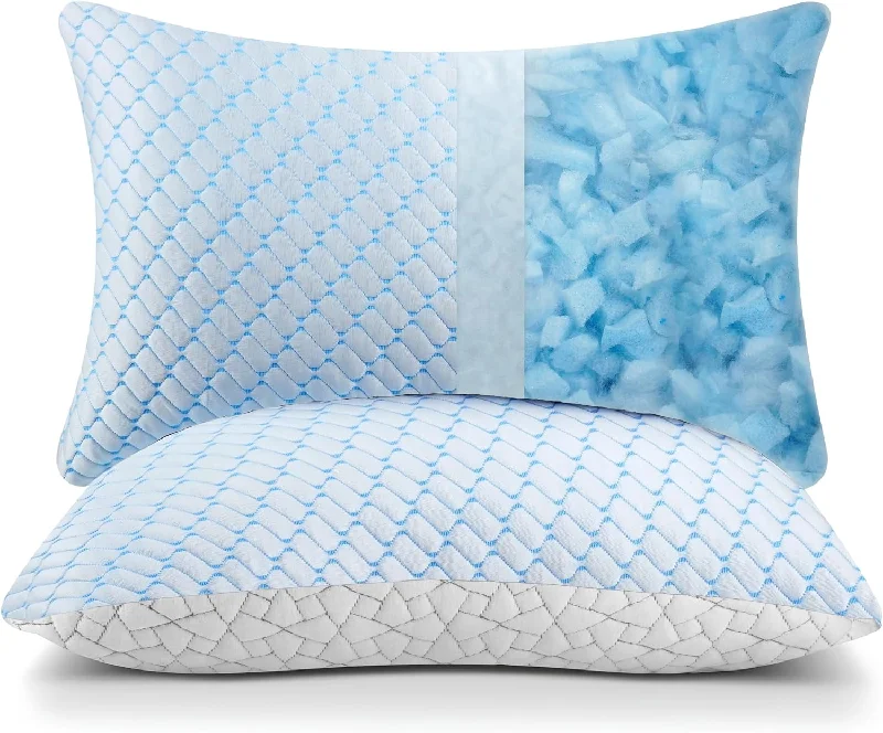 Memory Foam Pillows for Neck SupportBreeze® Adjustable Pillows for Side and Back Sleepers