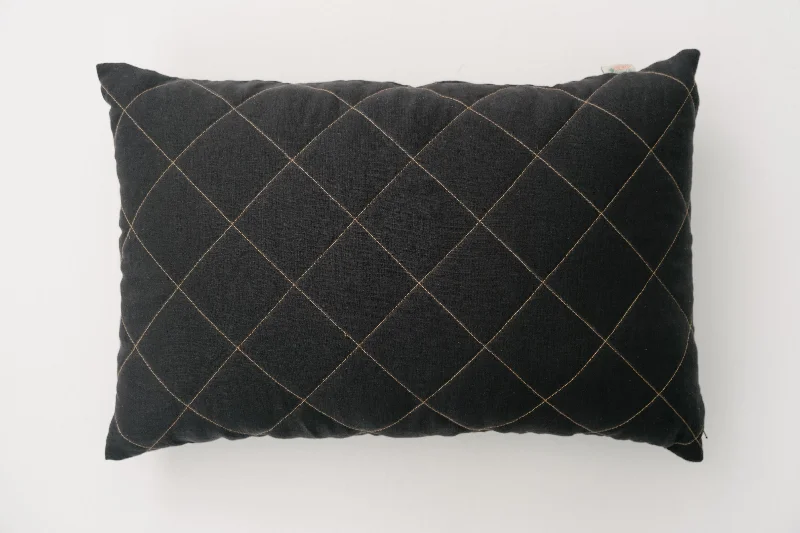 Velvet Pillows for a Touch of EleganceBlack HEMP Pillow filled organic HEMP FIBER in hemp fabric regulation height/Hemp pillow/ Hypoallergenic Bed Pillow /Toddler/Eco pillow