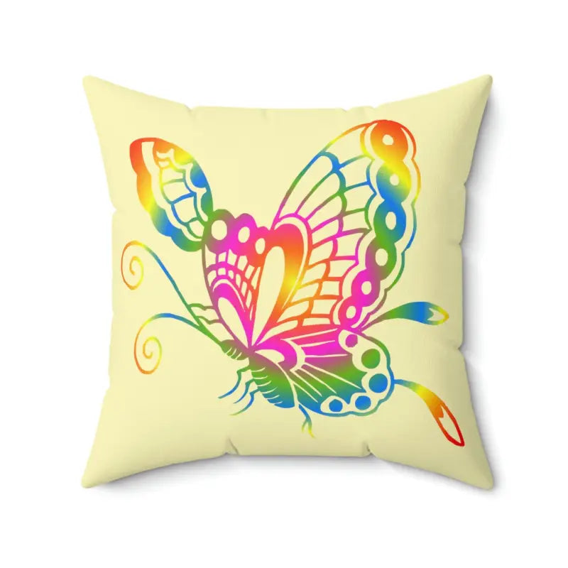 Memory Foam Pillows for Neck SupportFluttering Elegance: Colorful Butterfly Polyester Pillow