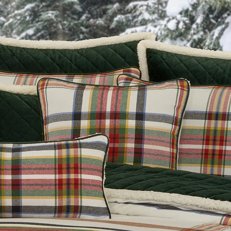 Feather Pillows for a Luxurious SleepChristopher Plaid 20" Square Decorative Throw Pillow