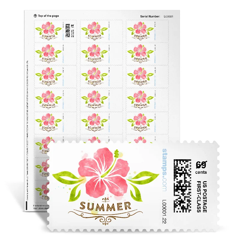 Rayon - Cotton Sheets for a Breathable and Soft BlendSummer Flower NetStamps<sup>®</sup>