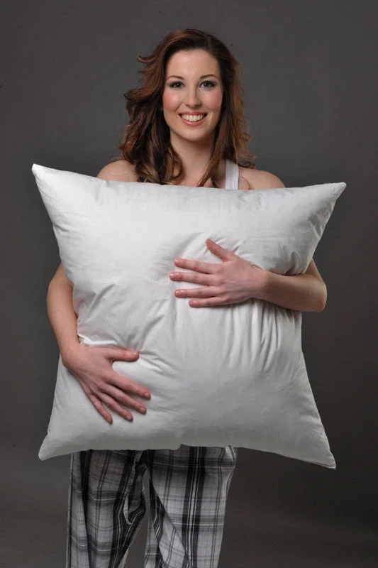 Cooling Pillows for Hot SleepersEuropean Size Firm Pillow 95% Snow Goose Down® 65cm2 German Batiste TE100