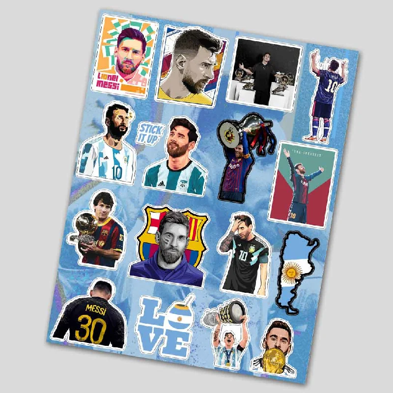 Polyester - Cotton Blend Sheets for Durability and ComfortMessi mini sticker sheet