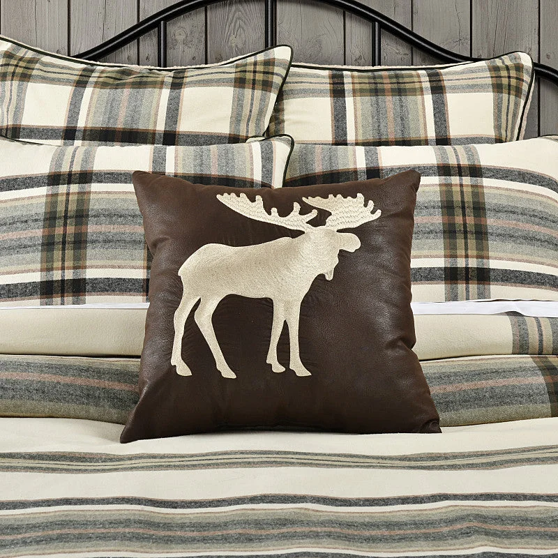 Soft and Fluffy Pillows for Bedroom ComfortDaniel Moose 18" Square Decorative Throw Pillow