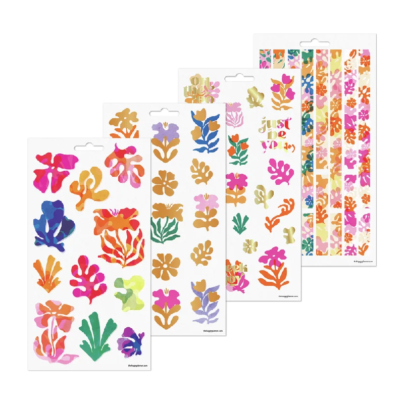 Linen - Cotton Blend Sheets for a Natural and Versatile OptionVivid Tropics - 10 Sticker Sheets