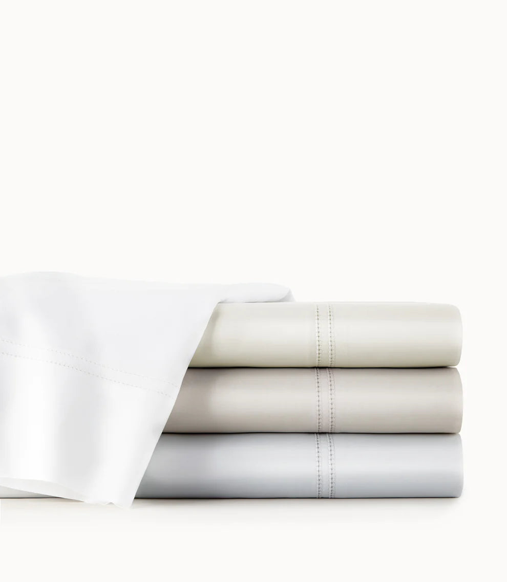 Linen - Cotton Blend Sheets for a Natural and Versatile OptionPeacock Alley Lyric Percale Sheet Set