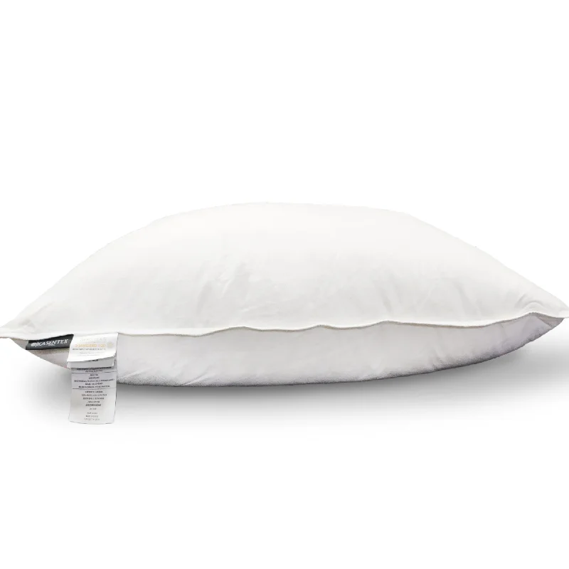 Firm Pillows for Side Sleepers100% Organic Cotton White Down Feather Soft Bed Pillows