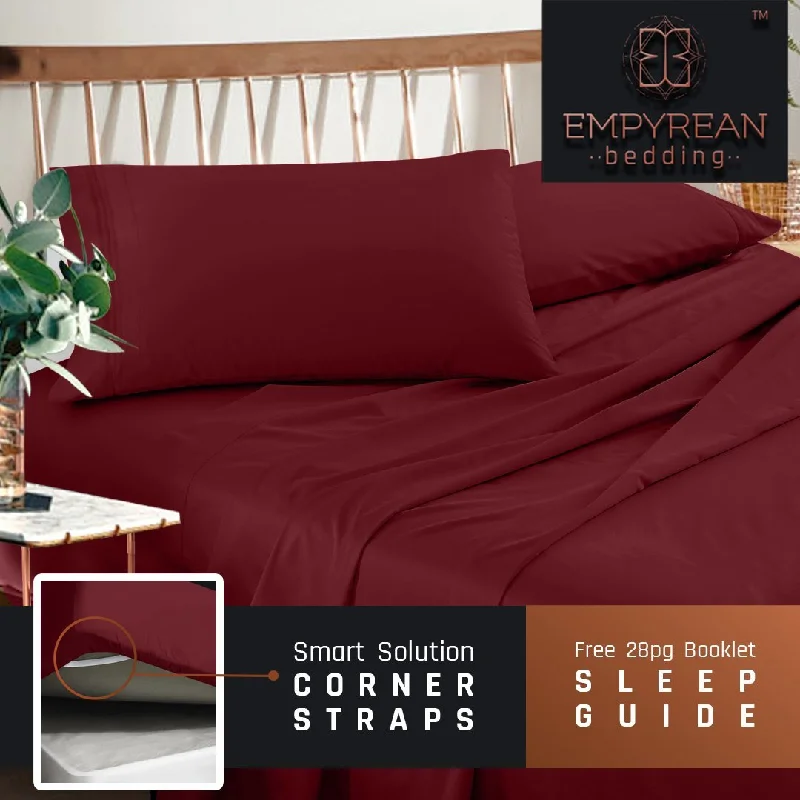 Jersey - Knit Sheets for a Comfortable and Casual BedEmpyrean Premium Deep Pocket Bed Sheet Set