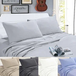 Flat Sheets with a High - Quality Finish for a Luxurious LookEgyptian Cotton Flannelette Sheet Set