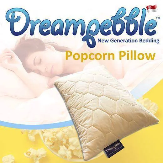 Silk Pillows for Smooth Skin and HairDreampebble Popcorn Pillow