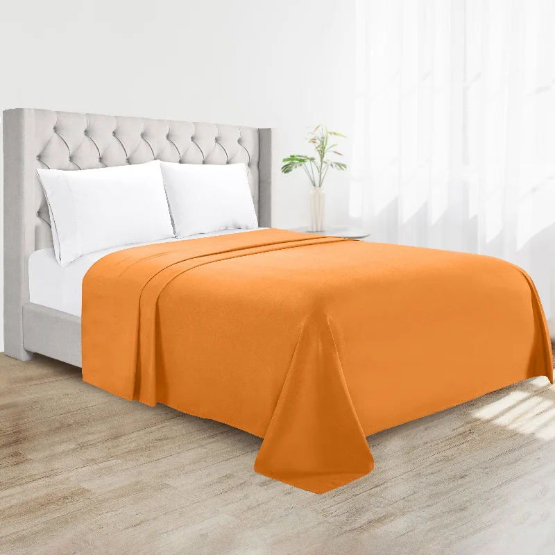 Flat Sheets with a High - Quality Finish for a Luxurious LookElegant Comfort Essential Single Flat Sheet - Premium Hotel Quality