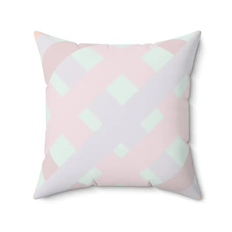 Firm Pillows for Side SleepersChic Pastel Check Pillow for Stylish Home Vibes