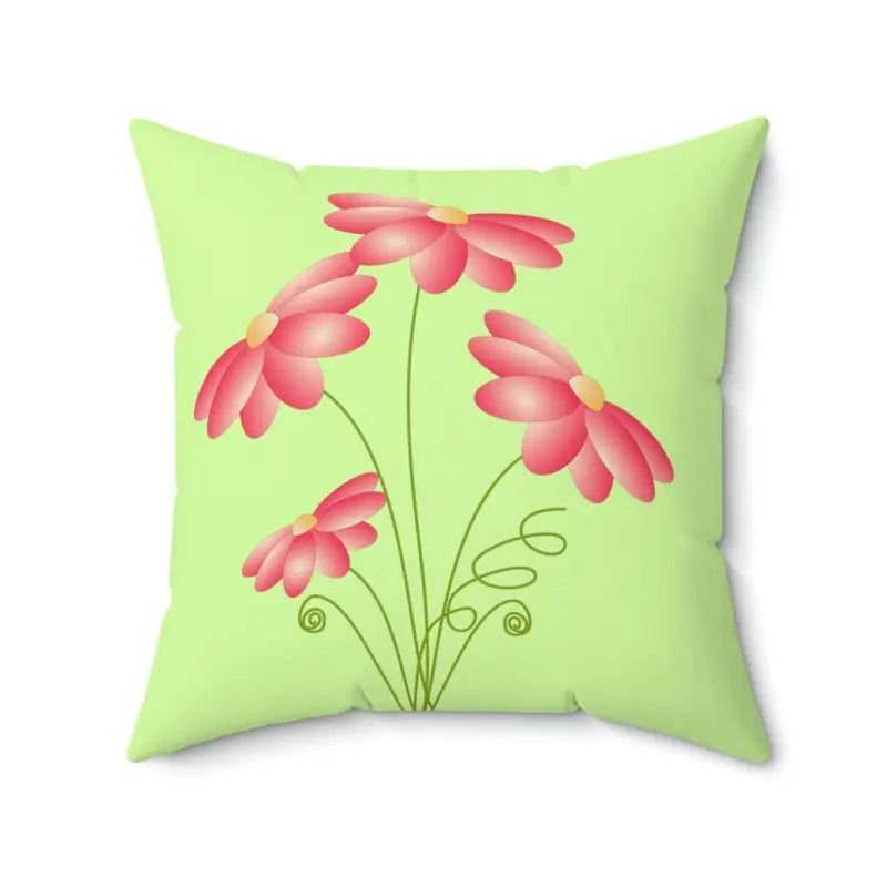 Round Pillows for Boho-Style InteriorsBrighten your Home with Pink Flower Polyester Square Pillows