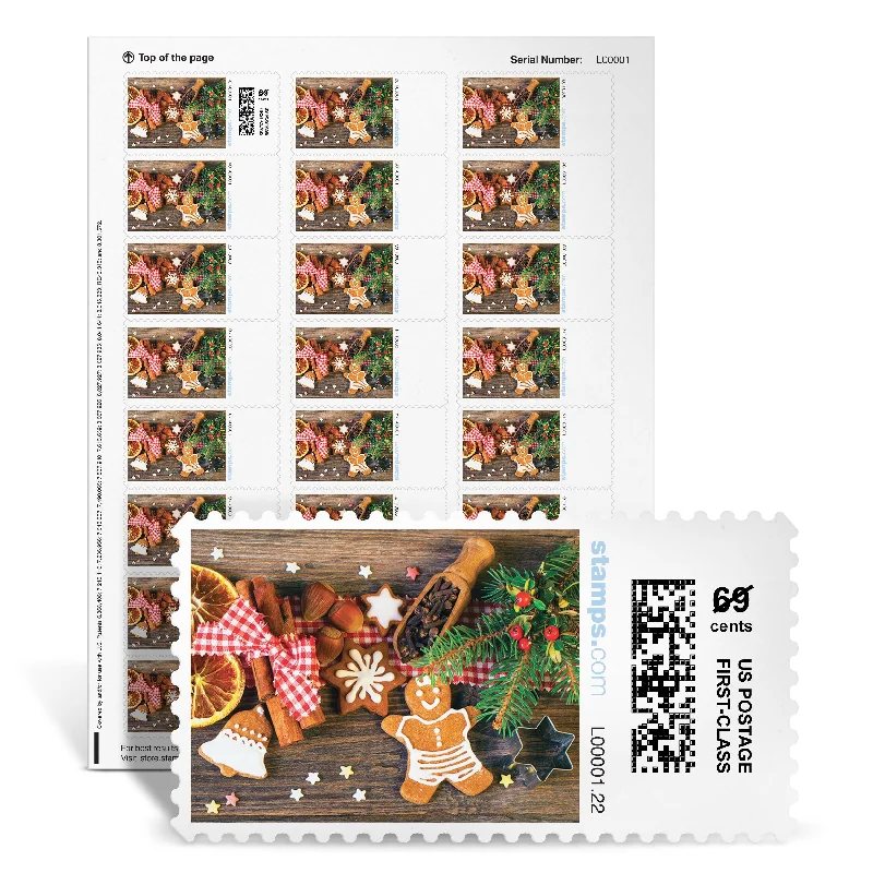 Thermal - Regulating Bamboo Sheets for All - Season ComfortHoliday Treats NetStamps<sup>®</sup>