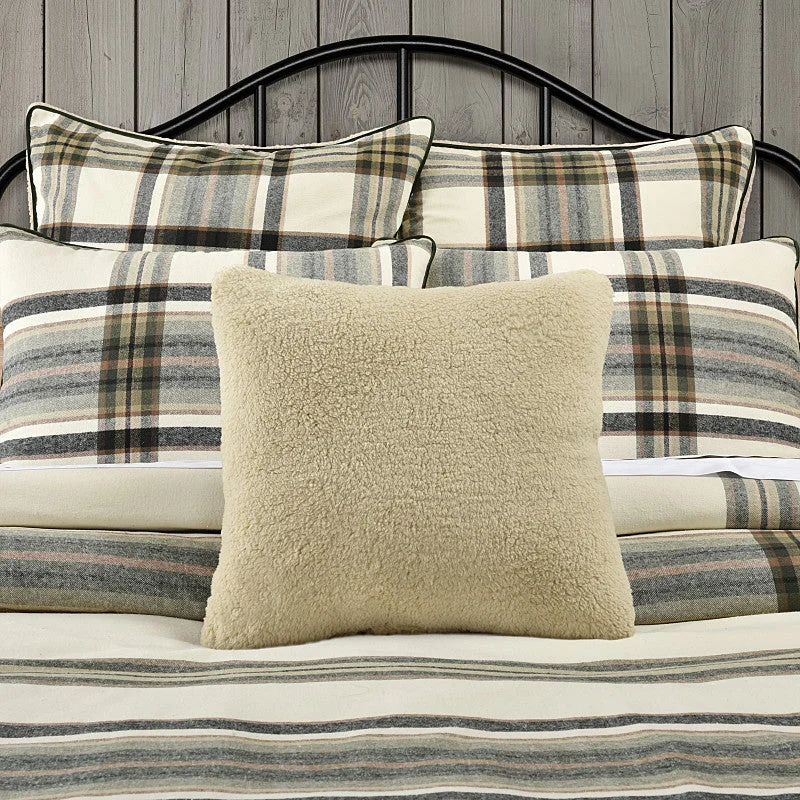 Bolster Pillows for Sofa DecorationDaniel Plaid 18" Square Decorative Throw Pillow