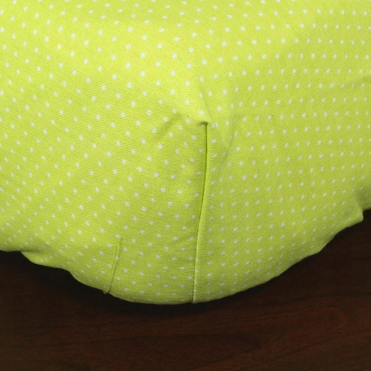 Fitted Sheets with Reinforced Corners for Long - Lasting UseWhite Dots on Light GreenCrib Sheet - 100% Cotton