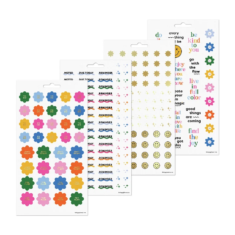 Linen - Cotton Blend Sheets for a Natural and Versatile OptionPlayful Brights Student - 5 Sticker Sheets