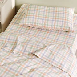 Organic Flannel Sheets for a Natural and Warm SleepPlayground Orange Sheet Set