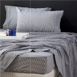 Twin - Size Sheet Sets with a Pillow ProtectorStriped Egyptian Cotton Flannelette Sheet Set