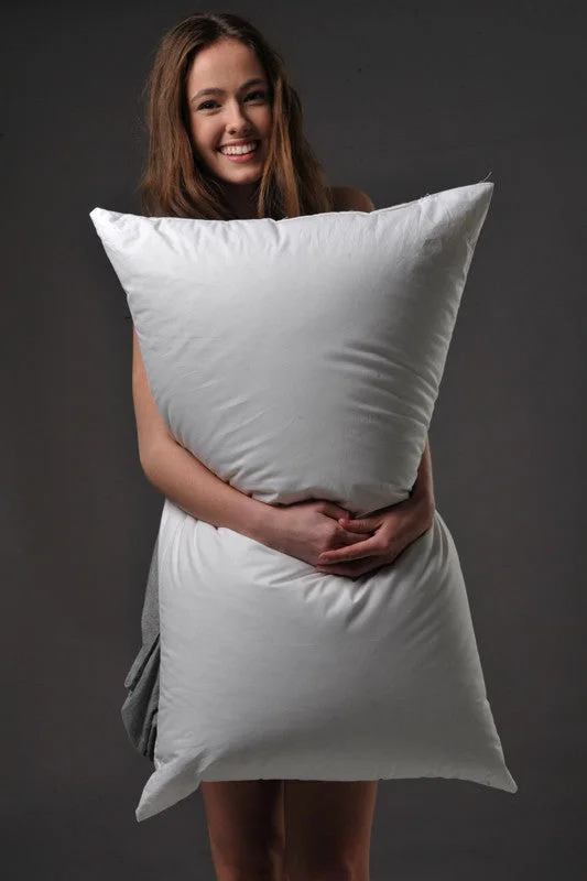 Feather Pillows for a Luxurious SleepKing Size Pillow 90% White Polish Goose Down/10% Polish Goose Feather