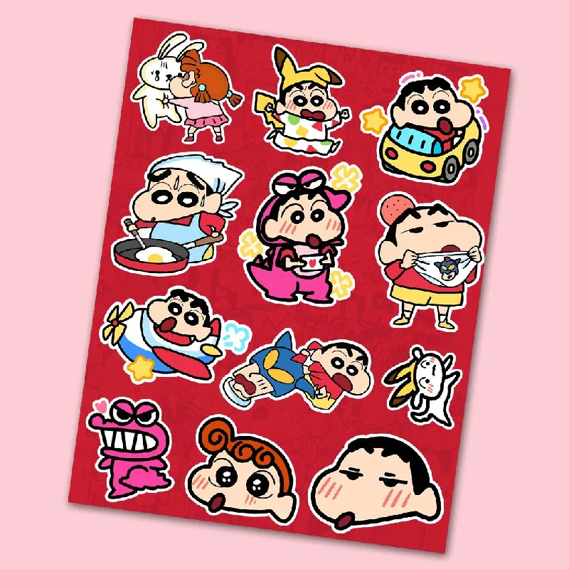 Quilted Cotton Sheets for a Warm and Inviting BedShinchan Mini Sticker Sheet