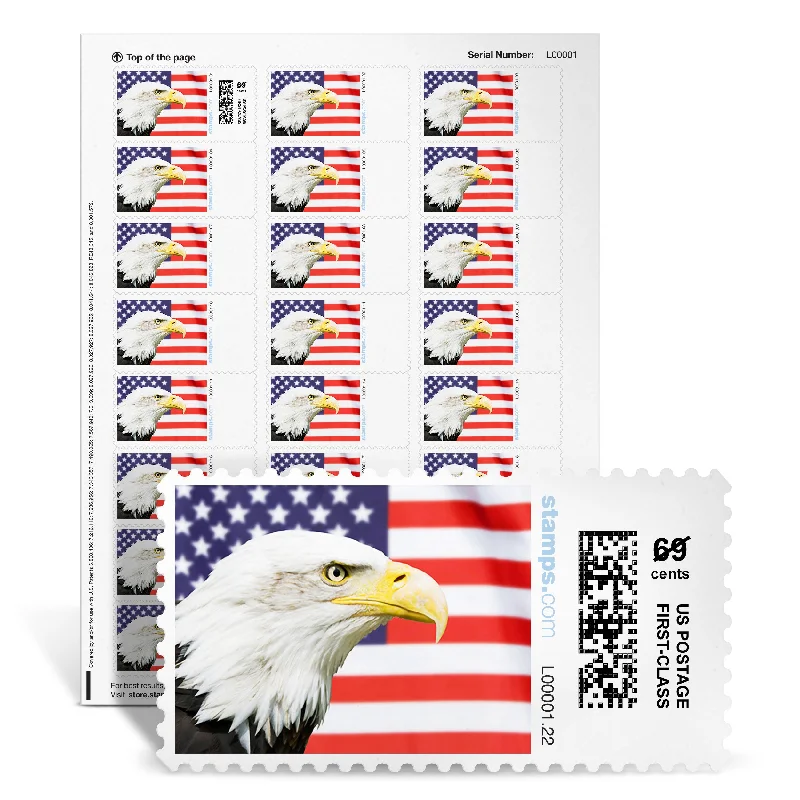 Sheet Sets with Multiple Pillowcase OptionsBald Eagle NetStamps<sup>®</sup>