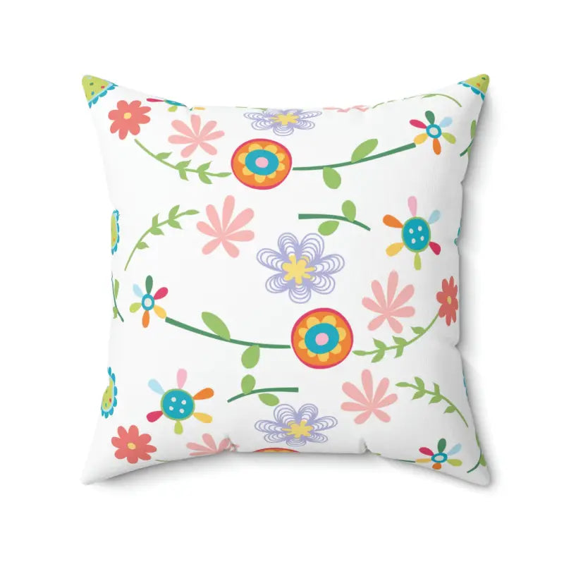 Kids Pillows with Fun DesignsTransform your Space with Floral Spun Polyester Square Pillows