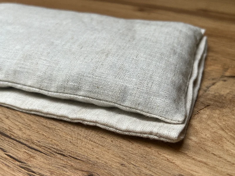 Decorative Pillows for Living Room MakeoverHemp Eye Mask filled Buckwheat hulls Meditation Eye Mask organic Buckwheat hulls Fiber Filling Including an additional removable hemp cover.