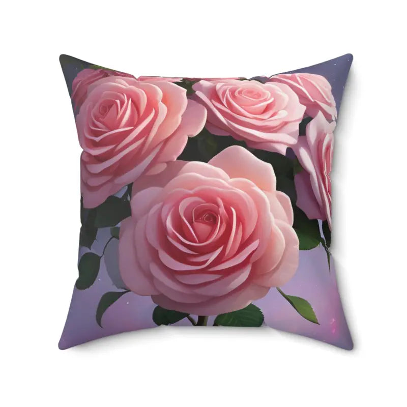 Down Alternative Pillows for Ethical ChoicesCozy Pink Roses Flower Pillow Transform your Home Decor