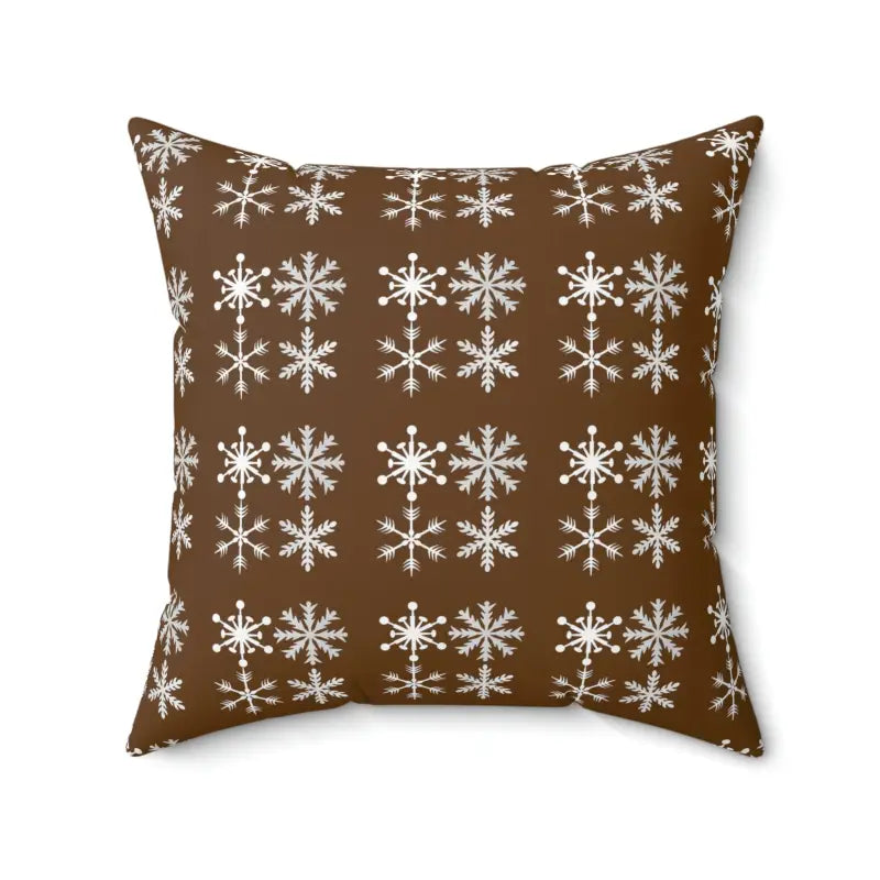 Feather Pillows for a Luxurious SleepDazzling Silver Snowflakes Pillow for a Cozy Winter Vibe