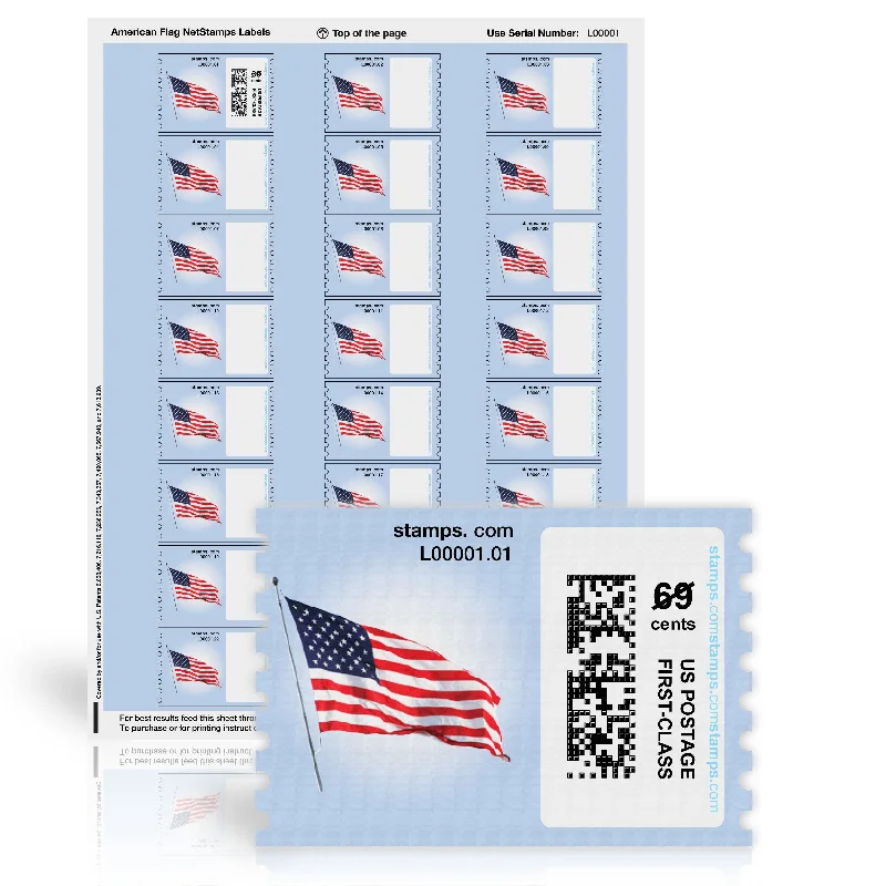 Organic Flannel Sheets for a Natural and Warm SleepAmerican Flag NetStamps<sup>®</sup> Sheets