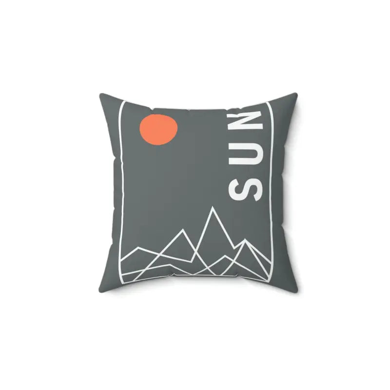 Cooling Pillows for Hot SleepersChic Mountain Oasis Throw Pillow – Cozy Landscape Design