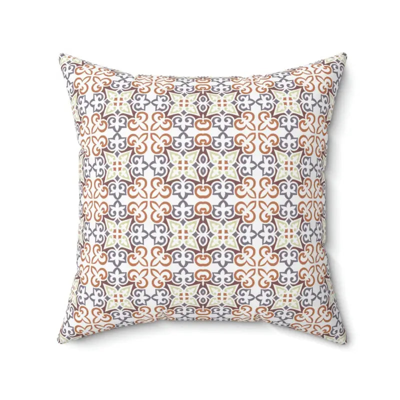 Adjustable Pillows for Customized ComfortGroovy Abstract Block Spun Polyester Square Pillow