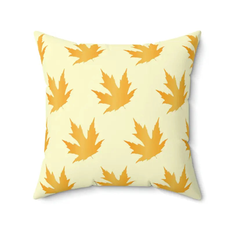 Plush Pillows for a Cozy BedCozy Maple Leaves Polyester Pillow for Autumn Style