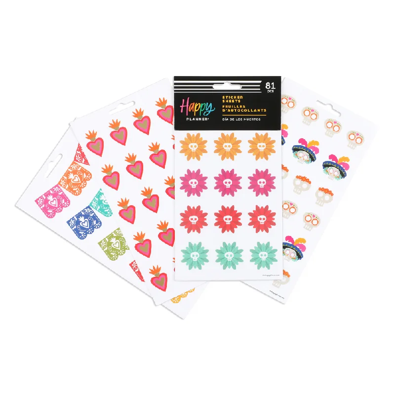 Rayon - Cotton Sheets for a Breathable and Soft BlendDÃ­a de los Muertos - 5 Sticker Sheets