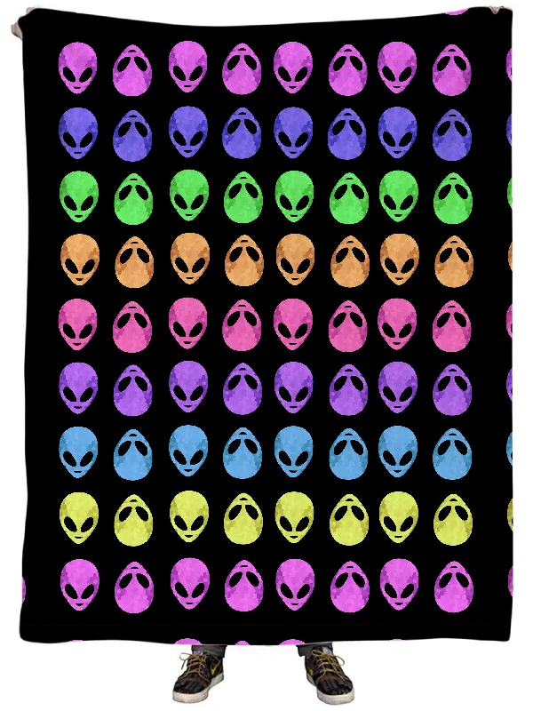 Cashmere blankets for ultimate softness and luxuryAlien Pattern Plush Blanket