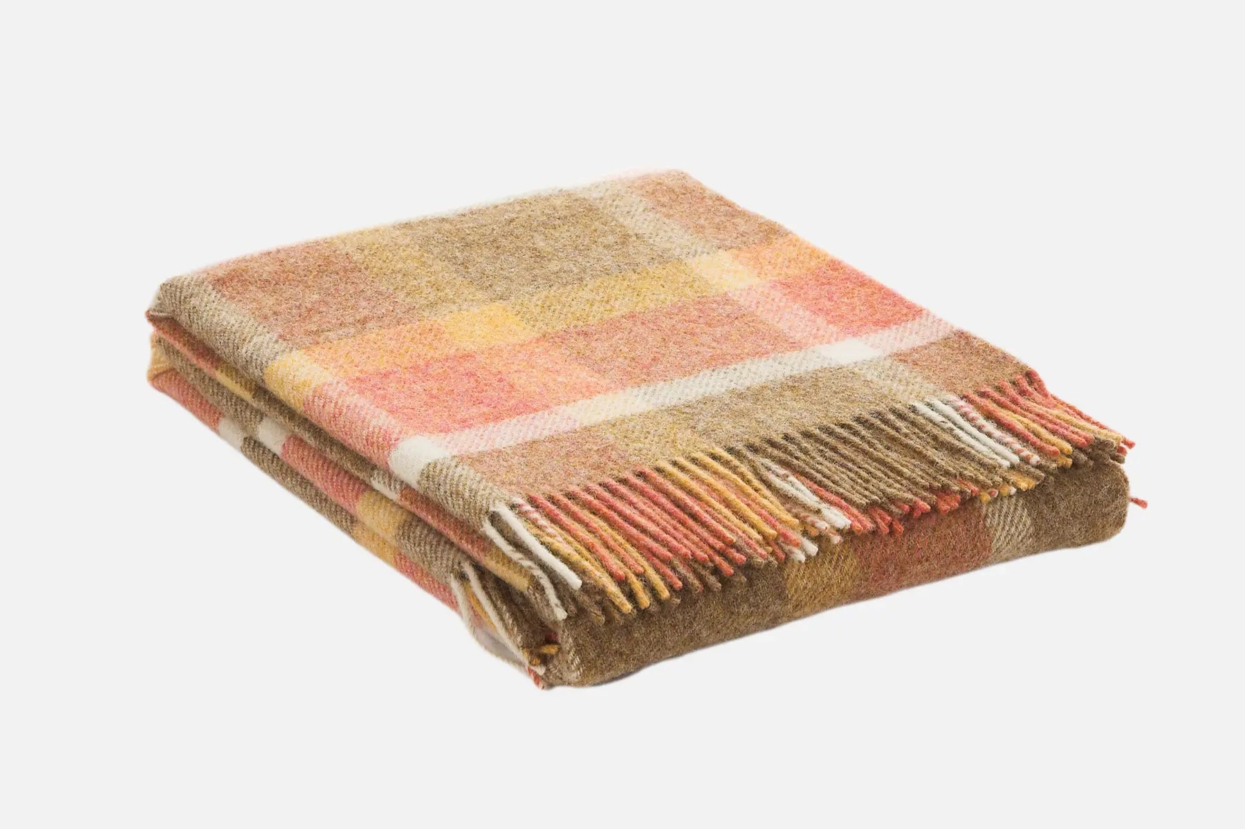 Silk blankets with a smooth and elegant touchCapri Ullard Irish Wool Throw Blanket