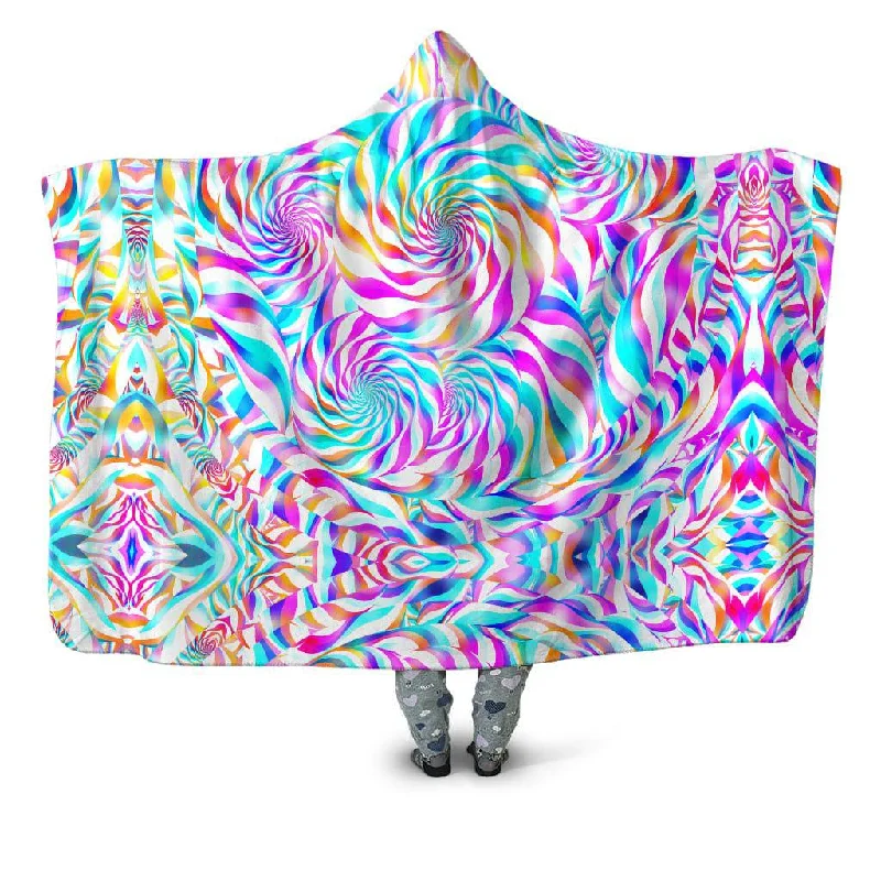 Cotton blankets for breathability and a lightweight feelCloud Surfing Hooded Blanket