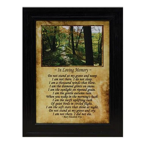 Framed In Loving Memory Print