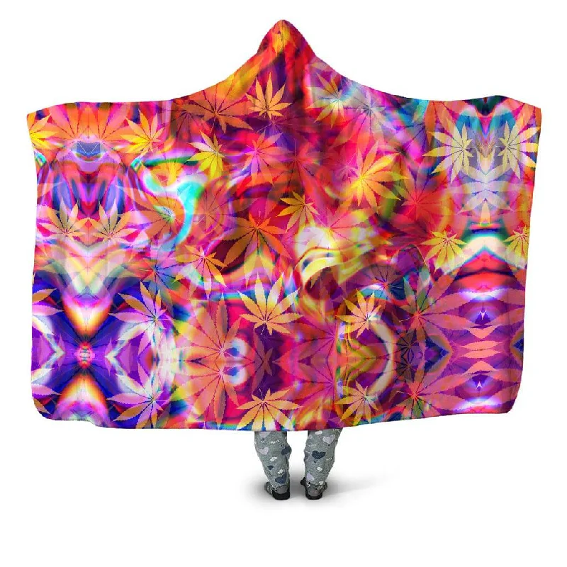 Fleece blankets for a cozy and plush textureGanja Dreamin Hooded Blanket