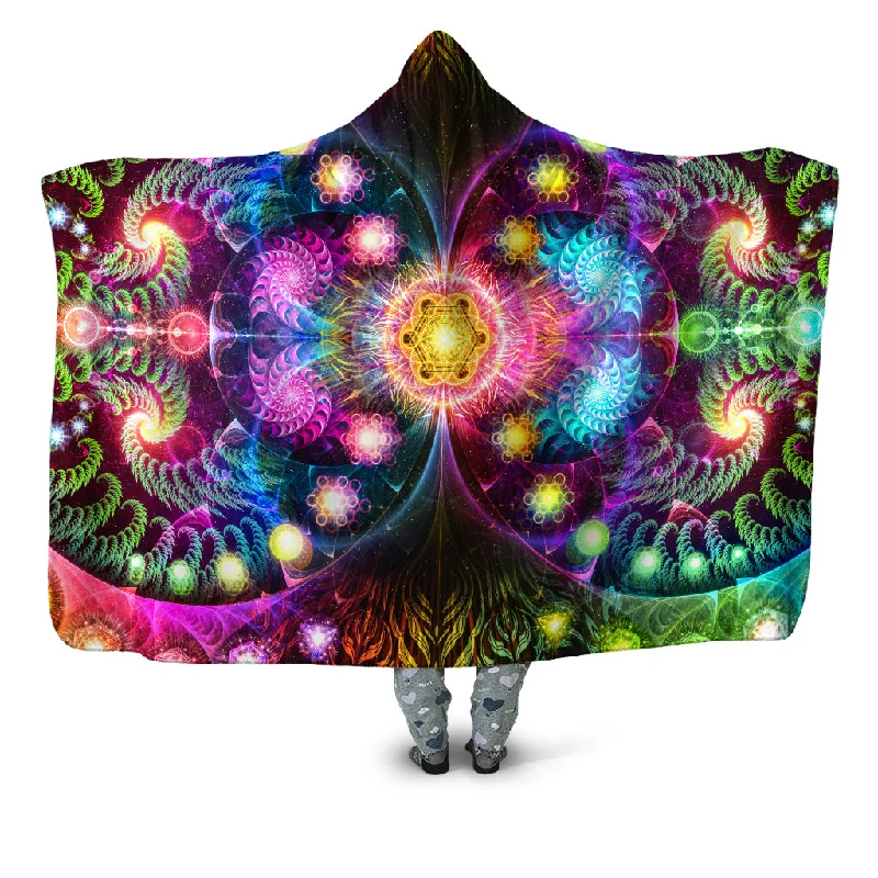 Cotton blankets for breathability and a lightweight feelHighness Flat Hooded Blanket