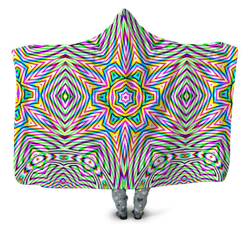 Fleece blankets for a cozy and plush textureJungle Leaves Hooded Blanket