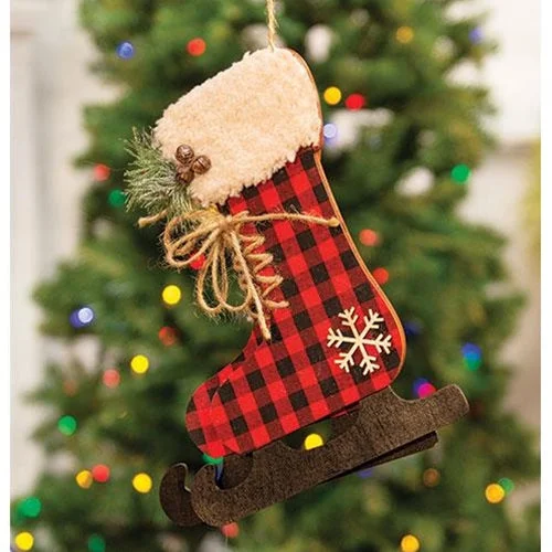 Lodge Skate Ornament