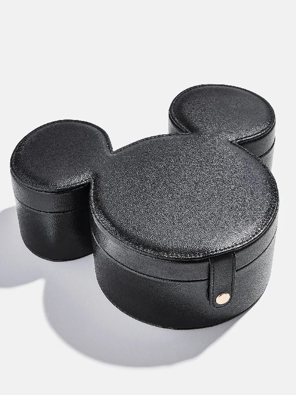 Rayon from bamboo blankets for a silky and breathable feelMickey Mouse Disney Tabletop Storage Case - Metallic Black