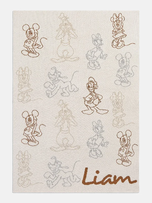 Synthetic fiber blend blankets for a budget - friendly choiceSensational Six Disney Custom Blanket - Natural / Beige