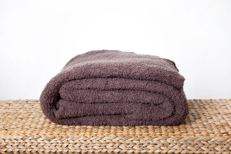 Cashmere blankets for ultimate softness and luxuryPeppercorn Solid Double Layered Print Throw