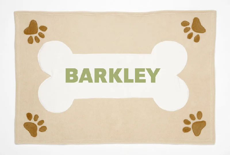 Wool blankets with natural warmth and insulationPersonalized Doggie Deluxe Blanket