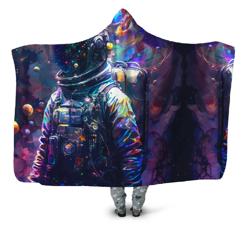 Bamboo fiber blankets with natural antibacterial propertiesPsy Astronaut Hooded Blanket