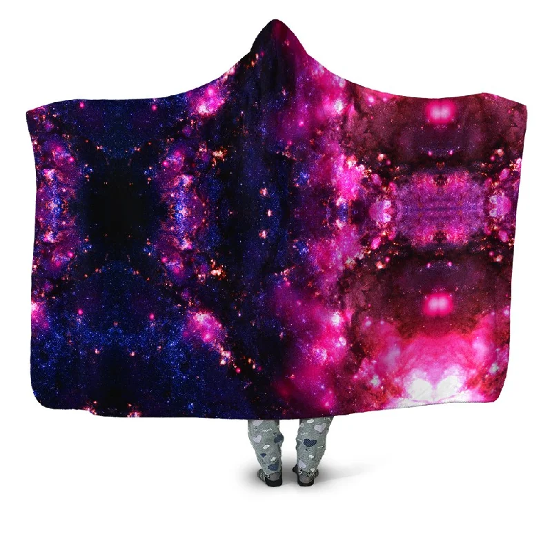 King - size blankets to cover large beds comfortablyPurple Cosmos Hooded Blanket