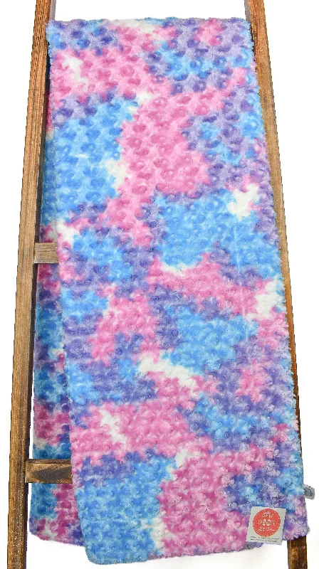 Recycled polyester blankets for an eco - conscious optionRainbow Rose Cotton Candy - OMG Casey